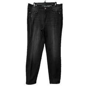 NWT‎ Love & Legend Premium Denim Womens Black Skinny Jeans Plus Size 16